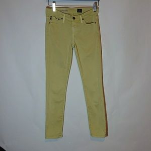 AG Adriano Goldschmied The Stevie Ankle Yellow